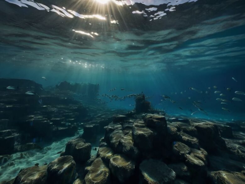 Default_Underwater_image_clear_water_image_of_night_rough_surf_1-1 千葉県外房の春の一幕：メジナ狙いが思わぬアジ釣りに変わる