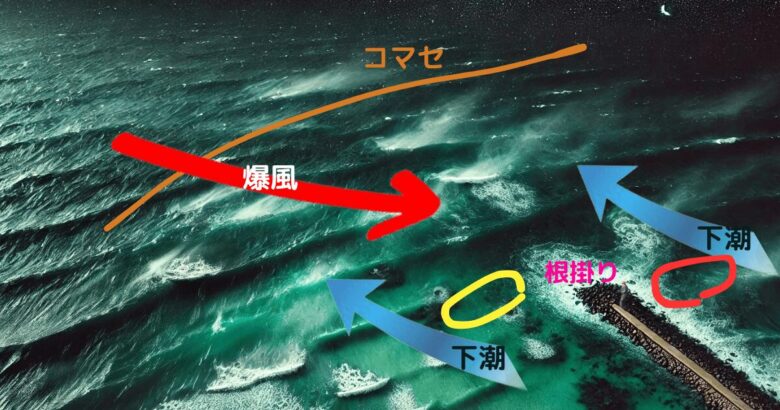 釣りブログ-8-1 南房総で梅雨明けのフカセ釣り！南風爆風でも楽しめる釣果レポート