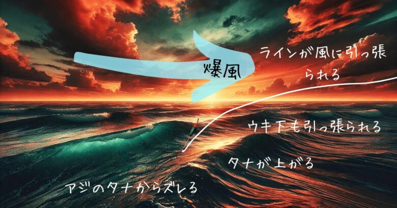 釣りブログ-13-1 強風時の釣果を改善する秘訣 貧果から見えるフカセ釣りの真実